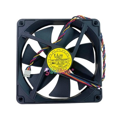 1 Pc. New D14BH-12 Cooling Fan 14025 DC12V 0.70A 14CM 4Pin