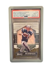 2010 Panini Classics Rookie Rob Gronkowski #182 Significant Signatures Gold /499