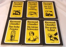 6 Vintage Mystery Novels in German Raymond Chandler Book  Lebwohl, mein Liebling