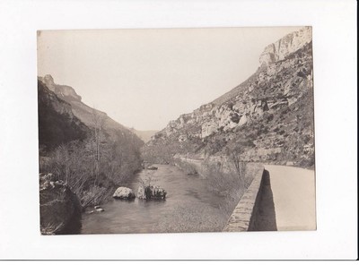 AVEYRON, Millau, Dourbie Valley, Photo Auclair-Melot, approx. 23x17cm a