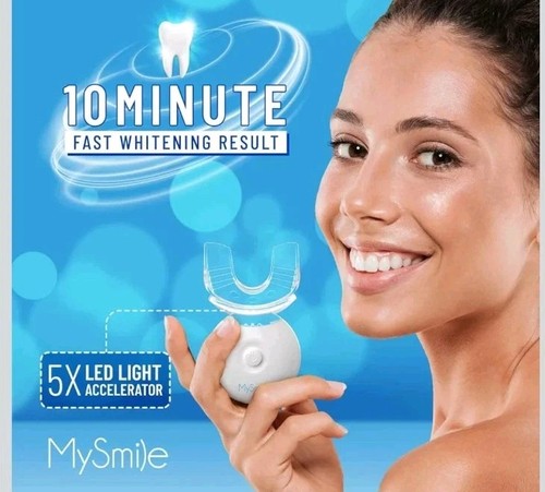 Mysmile Zahnaufhellungsset mit LED-Licht 10 Min unempfindlich schneller Aufheller  - Bild 4 von 6