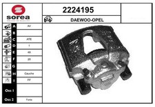 EAI Bremssattel Vorne Links Ate-System für Opel Astra F Cabrio Caravan ab 88->