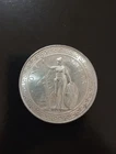 1930 British Trade Dollar Silver 0.900 Britannia China Arabic Dollar Coin, NICE