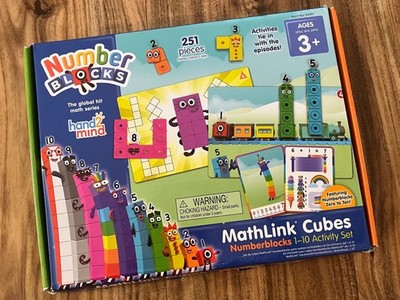 Hand2mind Numberblocks Mathlink Cubes Activtiy Set 1-10 (+teaching materials)