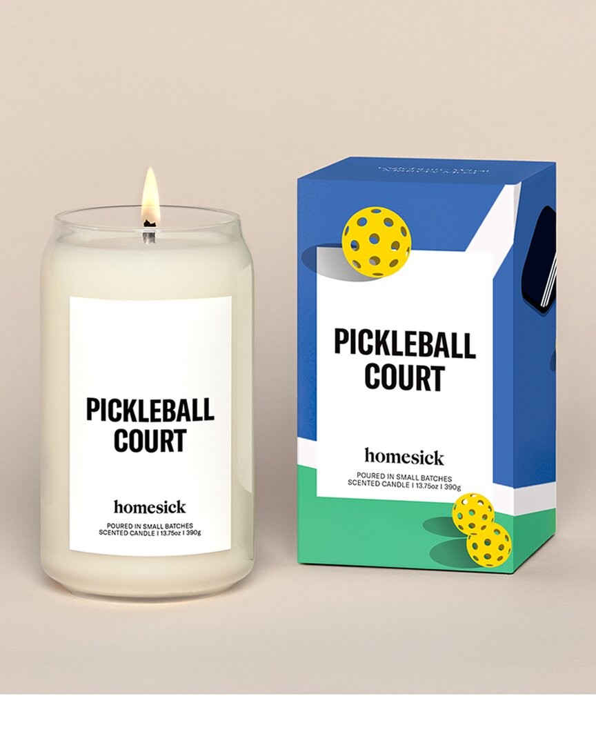 Ароматическая свеча для корта для пиклбола с тоской по дому