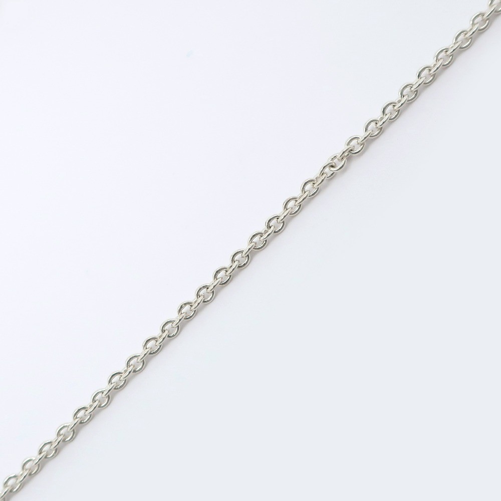 TIFFANY&Co. Open heart Necklace Elsa Peretti Silver925 heart 6.8g Women