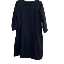 Nest Robe Navy Dress Formal Work Casual Used -From Japan