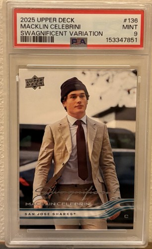 2025 Macklin Celebrini [Swagnificent Variation] #136