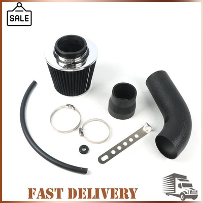 #ad Black 3quot; Car Cold Air Intake Filter Induction Kit Pipe for Universal Aluminum $27.99