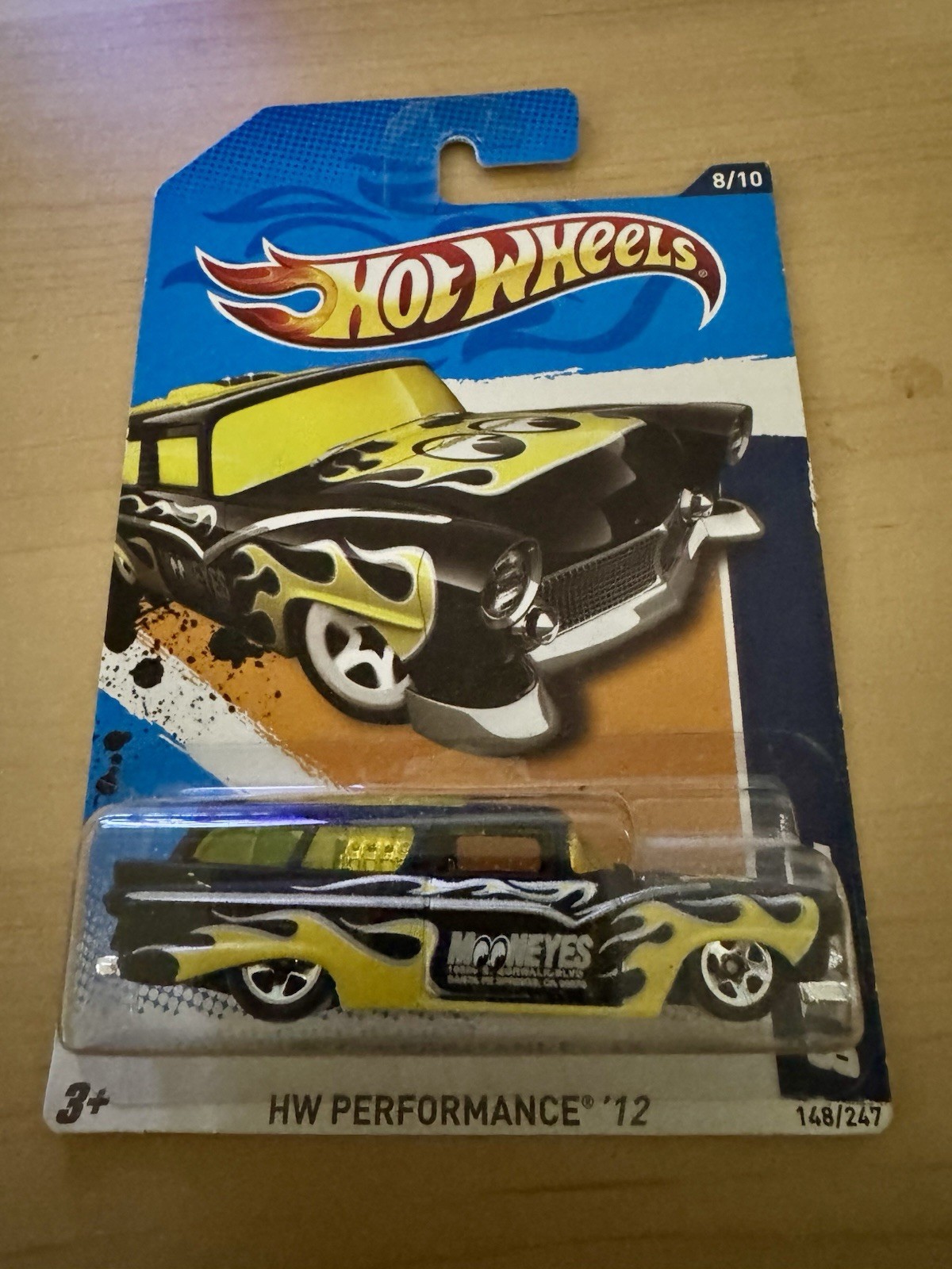 Mattel Hot Wheels 8 Crate 2012 HW Performance New On Card 148/247 Black S38