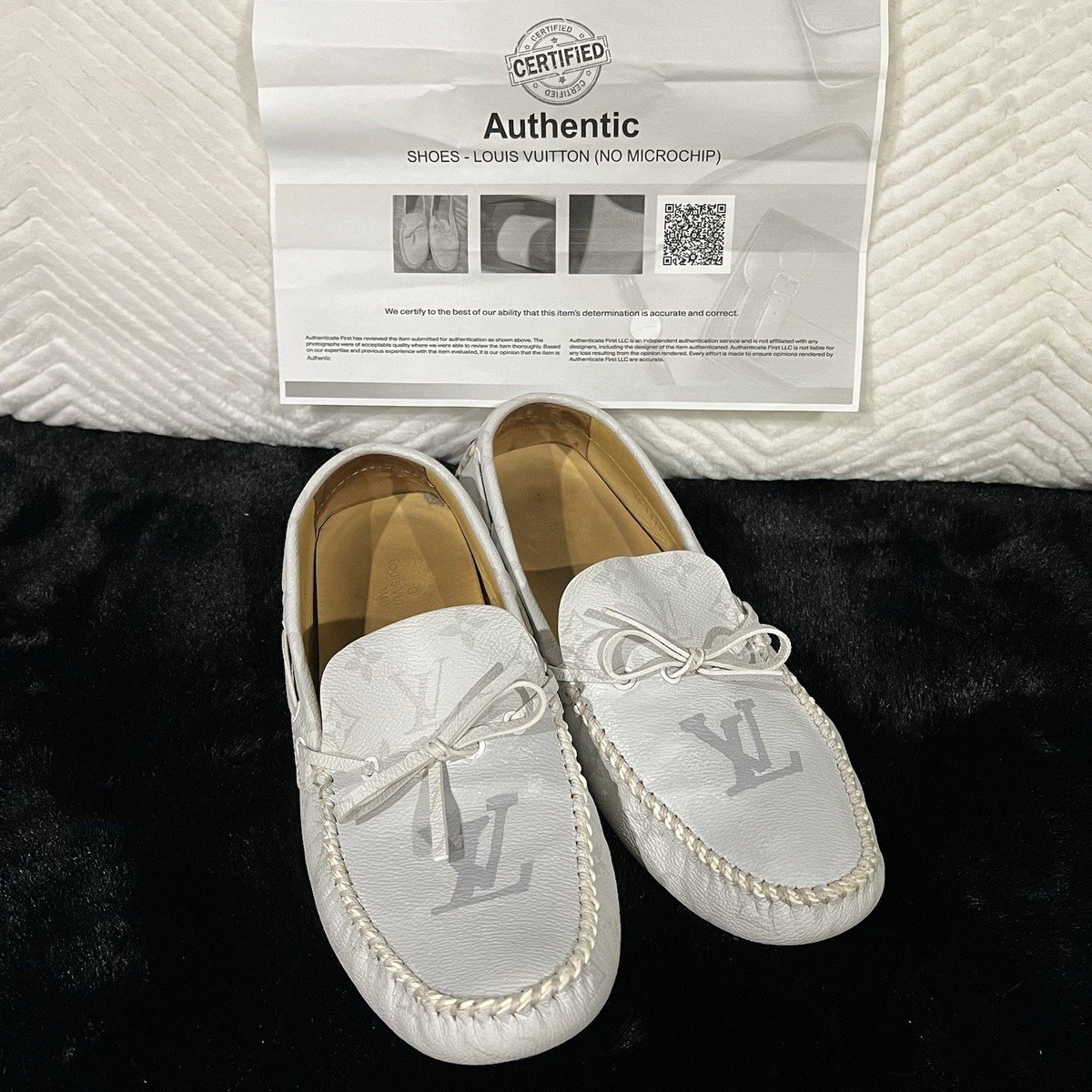 Louis Vuitton Monogram Moccasin Drivers Size 9 Custom LV Top  display picture 1