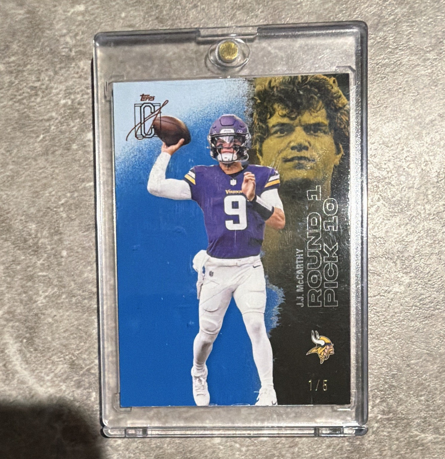 Topps 2025 Signature ClassJ.J. McCarthy #37 1/5
