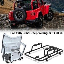 Hard Top Carrier Storage For Jeep Wrangler Sliding Cart Rack Yj Tj Jk Jl Jt
