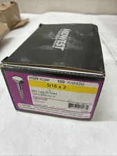 MIDWEST BOX (100) 5/16" X 2" GALVANIZED LAG SCREWS BOLTS SALE