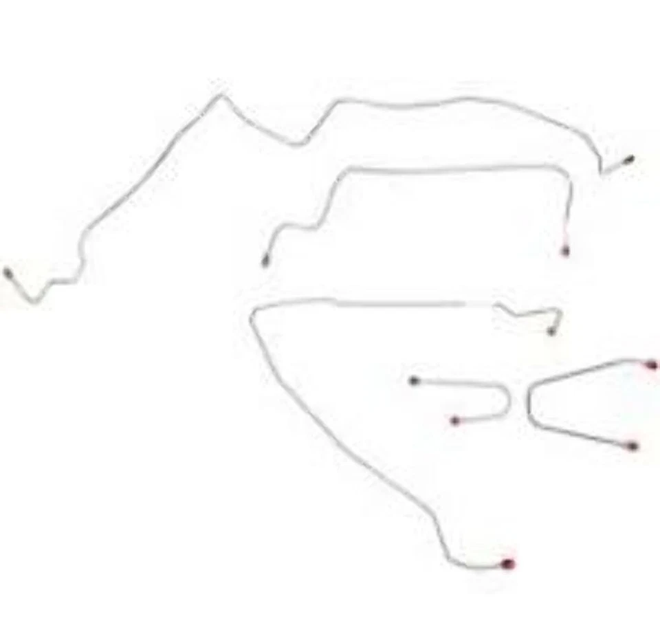 Línea de freno completa platón largo para Chevrolet Cheyenne C3500 95-00-CBK0015OM-CPP Foto 2 de 4