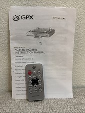 Original GPX KC318S Remote Control And Instruction Manual