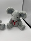 Lot Of 2 Mouse Jointed Plush Toy With Red Bow  1990s  Vintage — photo 2
