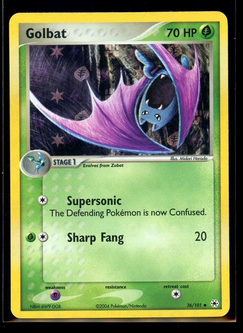 2004 EX - Hidden Legends Golbat Reverse Holo #36 Pokemon Card