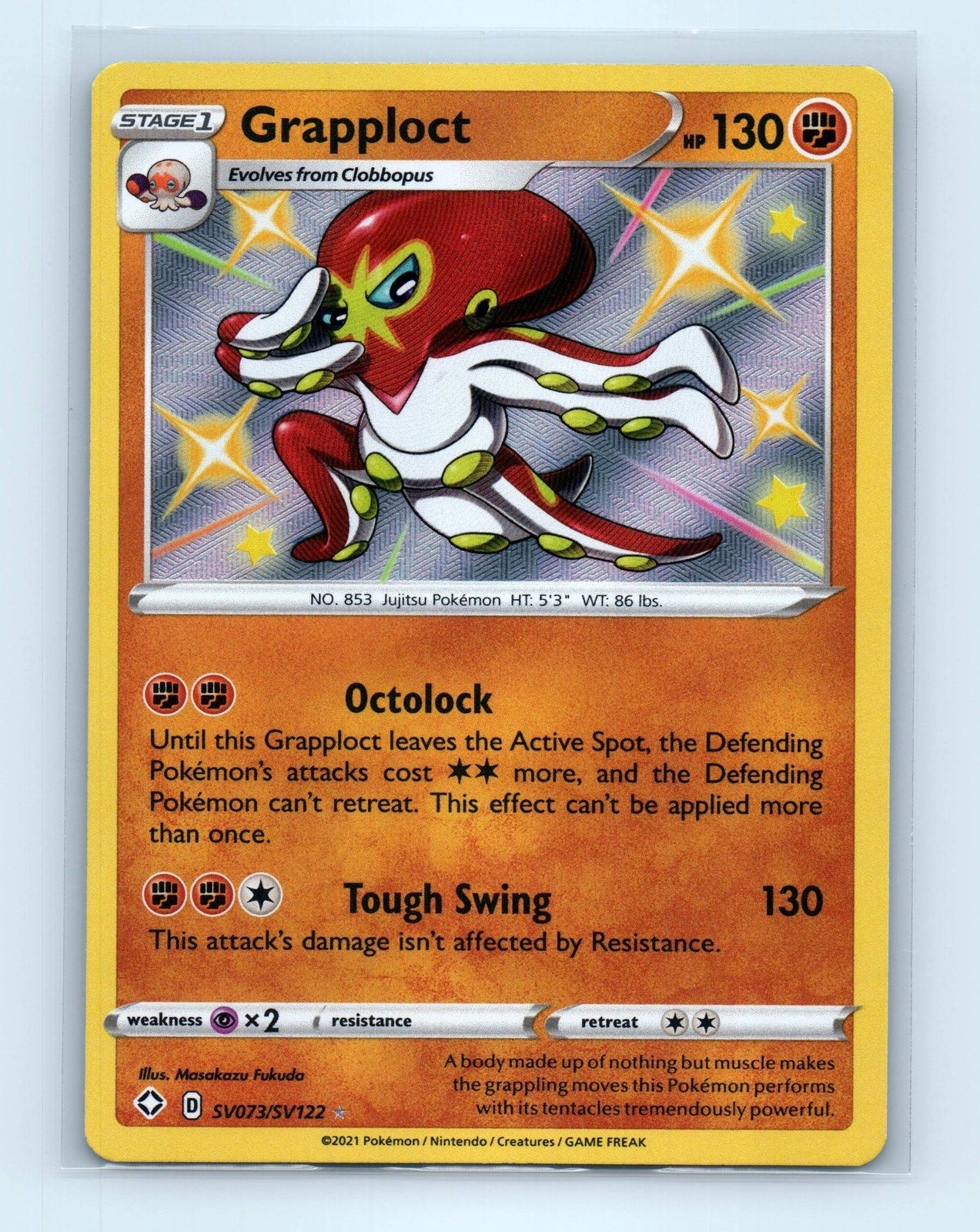 Pokemon tcg Shining Fates: Shiny Vault Grapploct Near Mint or Better