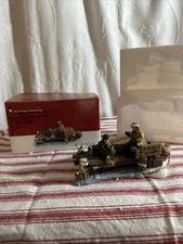 St Nicholas Square Boat Dock Christmas Holiday Village Figurine