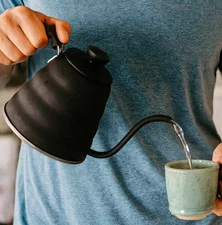  V60 "Buono" Gooseneck Drip Kettle, 1200ml, Matte Black