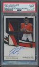 2021 Panini Immaculate Collection RPA Justin Fields 49 Auto Patch RC Mint PSA 9