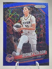 2025 Panini Prizm WNBA Sydney Colson #1 Blue Velocity Prizm SP Indiana Fever