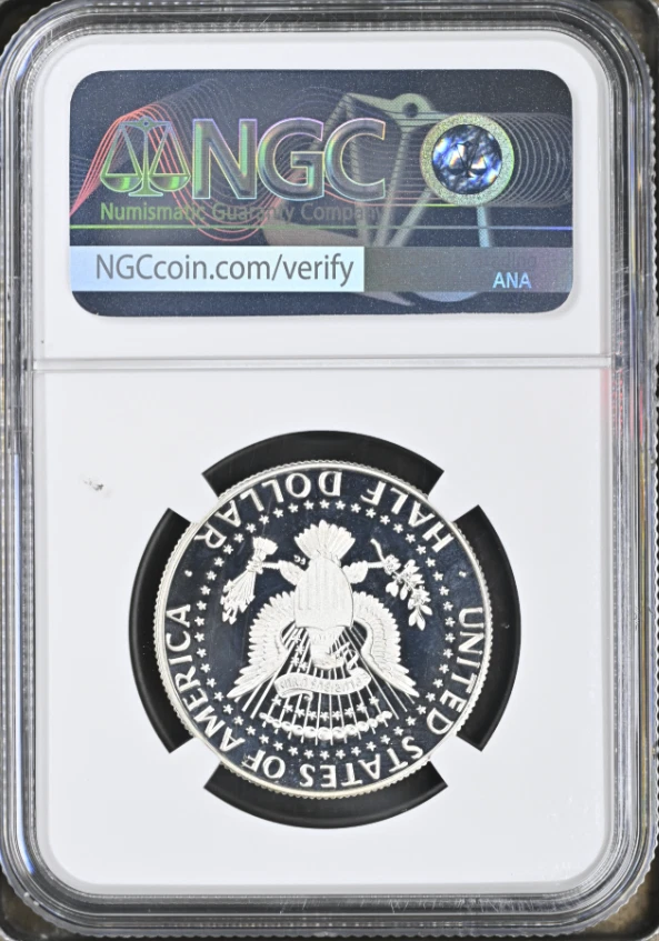 2025 S Kennedy SILVER Half Dollar 50C NGC PF69 FDOI UCam Sig Label - Image 2 of 2