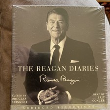 The Reagan Diaries Abridged Selections Ronald Reagan (CD Audiobook, 2007, 3 Disc