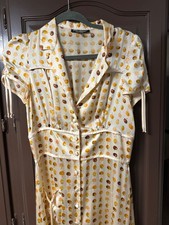 Vintage Betsey Johnson Yellow Fruit Dress