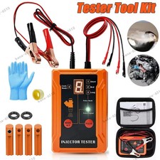 12V Fuel Injector Tester Cleaning Tools Kit S...