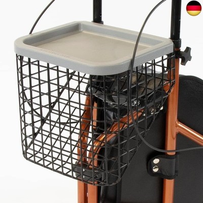 BASKET AND TRAY SET FOR 3 WHEEL ROLLATOR