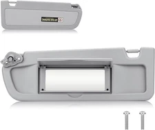 Sun Visor for 2006-2011 Sedan, Left Driver Side Gray Sunvisor Replacement 83280-