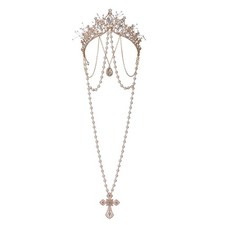 Wedding Tiara for Women Rhinestone Bridal Crown Princess Tiara Ladies Headband