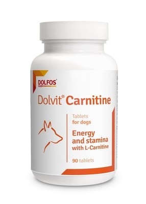 Dolvit Carnitine - L-Carnitine Vitamins Energy Weight Management 90 tab for DOGS Dolvit Carnitine - L-Carnitine Vitamins Energy Weight Management 90 tab for DOGS