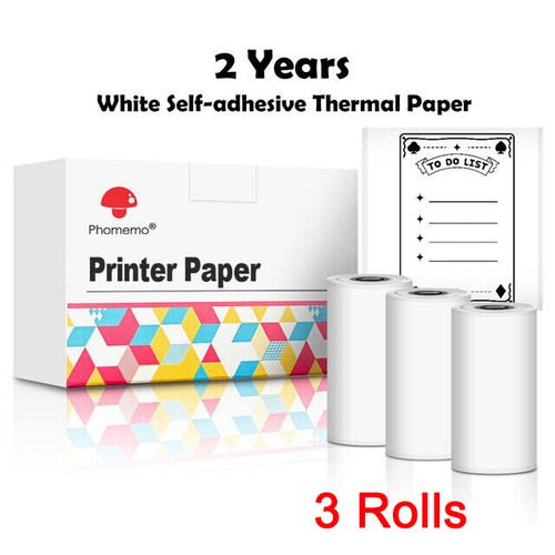 Phomemo T02 Mini Pocket Bluetooth Thermal Printer Wireless Photo Inkless Sticker - Picture 24 of 28