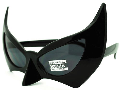 100% UV Batman Mask Sunglasses Dark Knight Cat Woman Semi Masquerade Masks - Picture 4 of 4