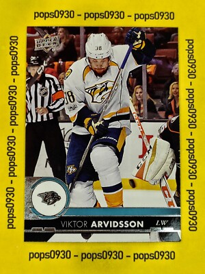 Viktor Arvidsson, Nashville Predators, 2017, Upper Deck Series I, #107