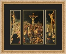 Maerten Van Heemskreck Golgotha Custom Framed Print