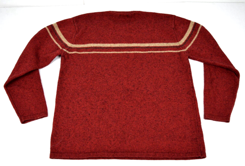 Vintage Sweater BKE 67 Size M/L 90s Brick Red Black Fleck Crew Cobain Special - Picture 2 of 8