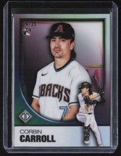 2023 TOPPS TRANSCENDENT CHROME CORBIN CARROLL Rookie /25 #70