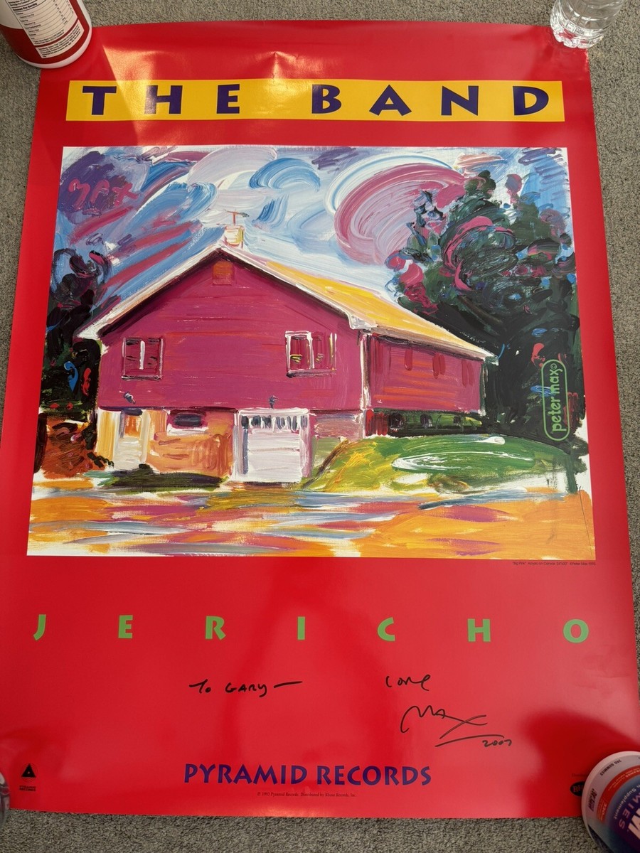 JERICHO' 1993 Record Promotion Poster The Band Art by Peter Max | eBay