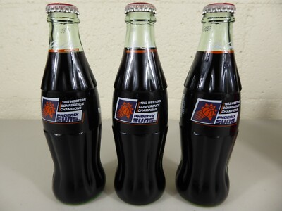 Phoenix Suns Conference Champions 6 Pak Coca-Cola Bottles Alvin