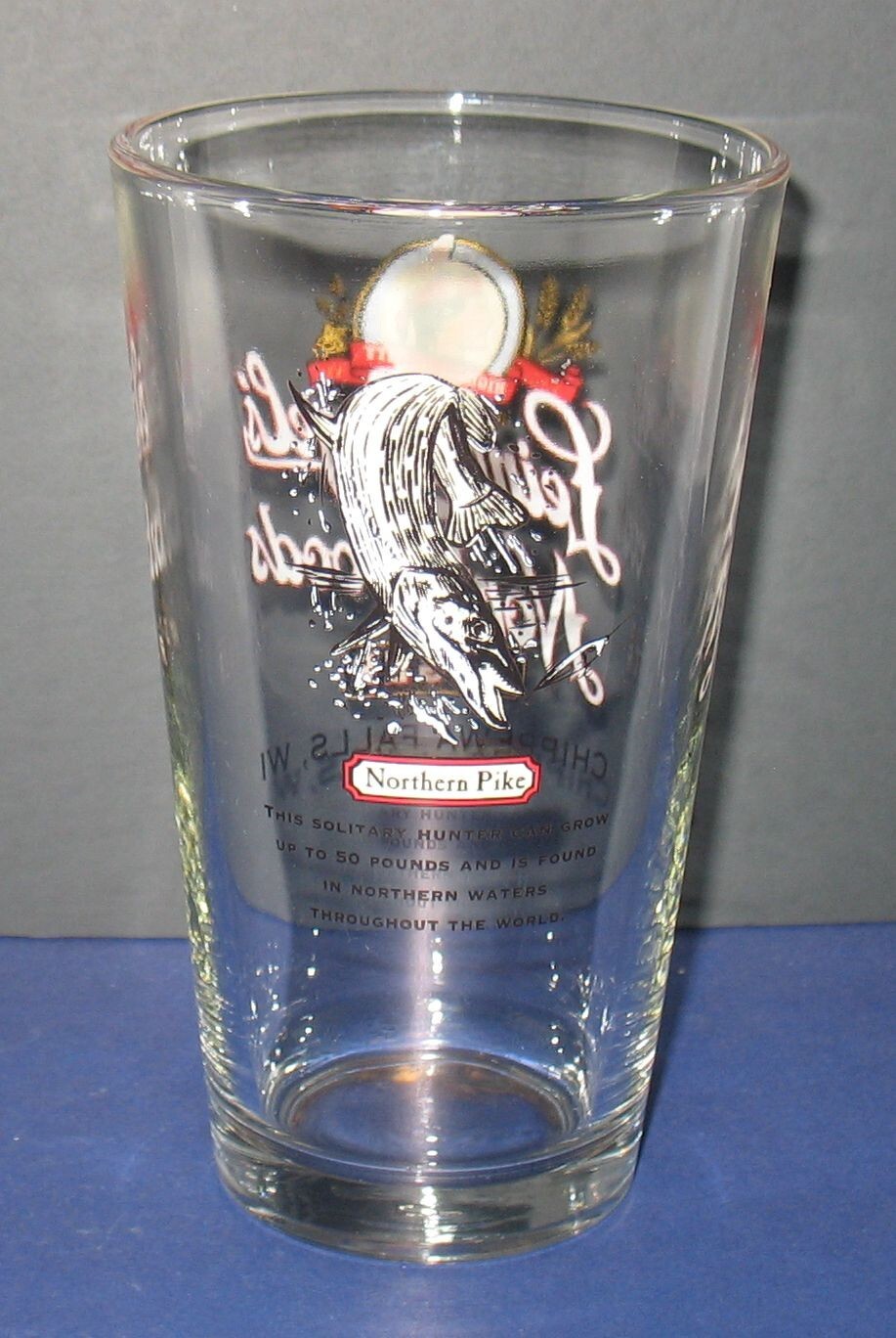 Leinenkugel's Northern Pike Northwoods Lager Beer Pint Glass Chippewa Falls eBay