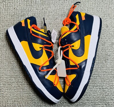 Size 9 - Nike Dunk Low x OFF-WHITE University Gold 2019 Size 9 - Nike Dunk Low x OFF-WHITE University Gold 2019