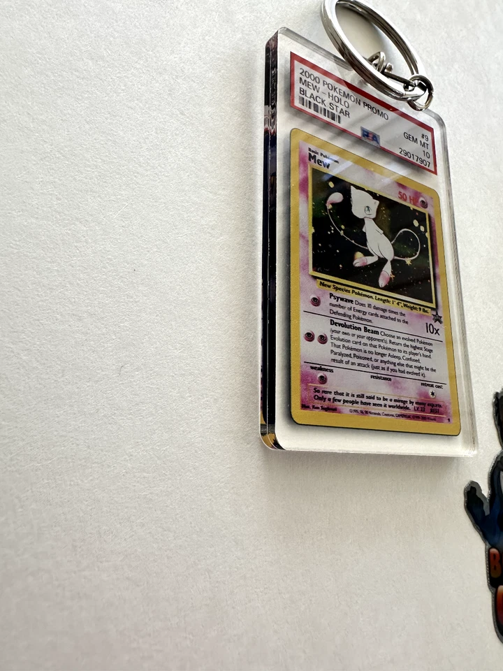 Key Issue Keychains™ - Mew - PSA Homage - Pokemon - SALE!! - Image 4 of 4