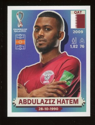 2022 Fifa World Cup Panini Sticker Qatar ABDULAZIZ HATEM Qatar QAT13