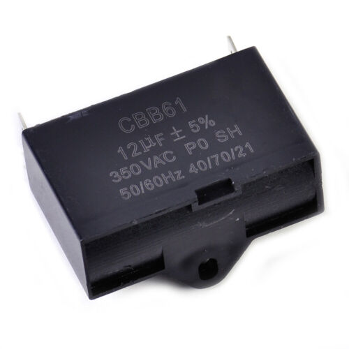 CBB61 12uF 350VAC Capacitor Small Gasoline Generator 350/60HZ Ceiling Fan Motor - Picture 6 of 8