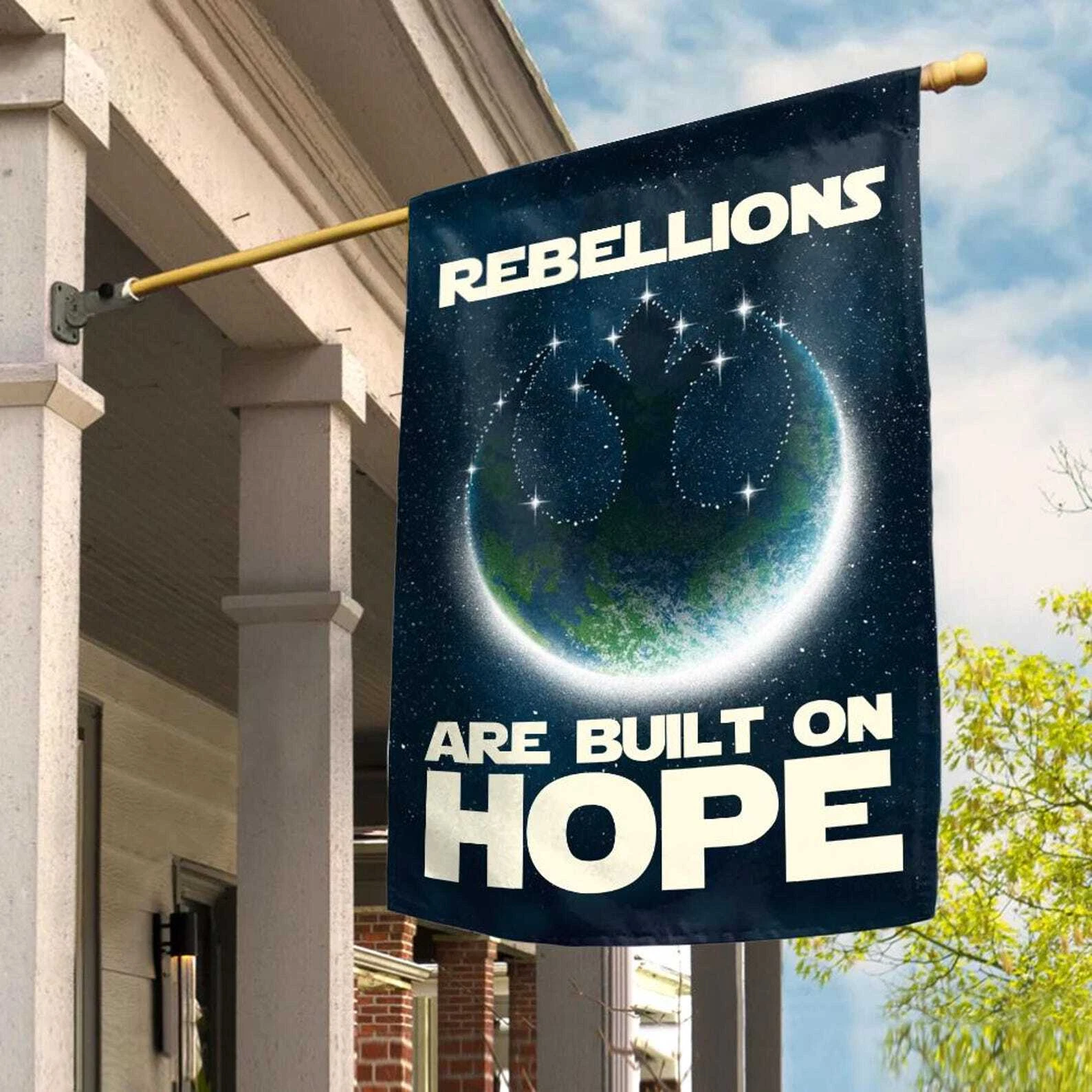 Rebellions Are Built On Hope Star Wars Pride Jedi Resistance Galaxy’s Edge Flag