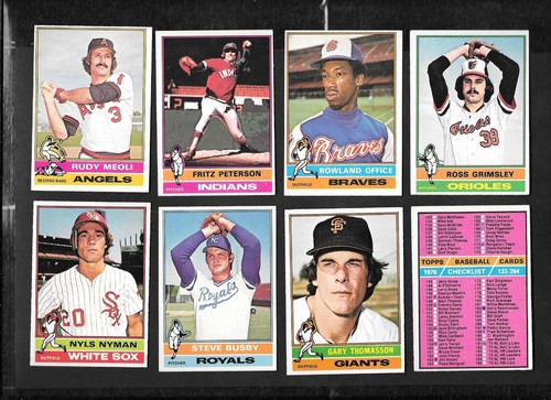 1976 OPC O PEE CHEE TOPPS 133-264 MLB BASEBALL CARD ERROR & VARIATION SEE LIST - Picture 236 of 245